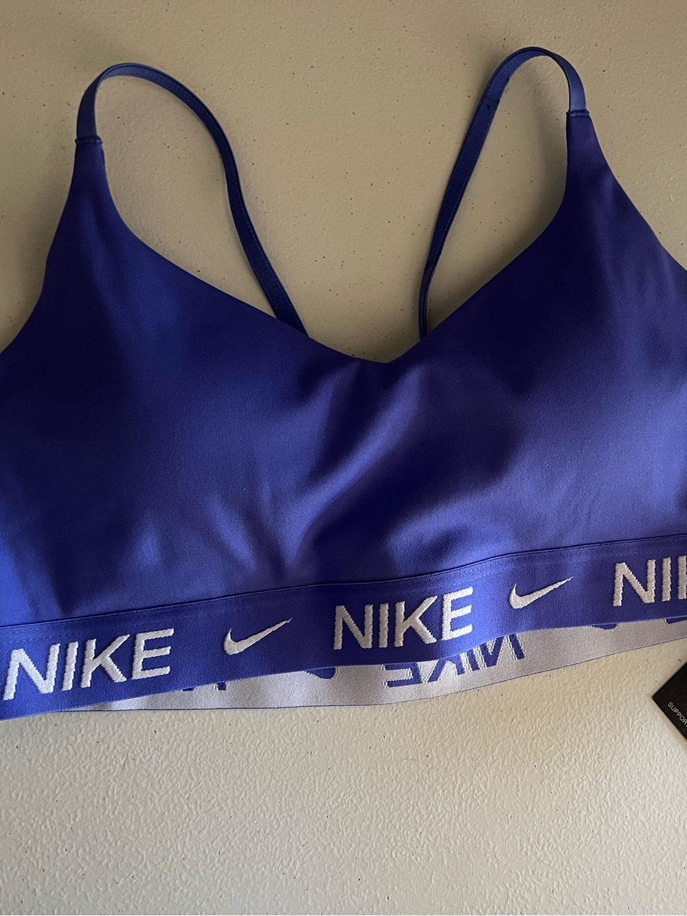 Nike purple sports bra size S